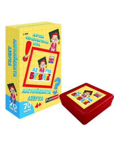 Образователна игра PlayLand - Аз уча букви. Английската азбука