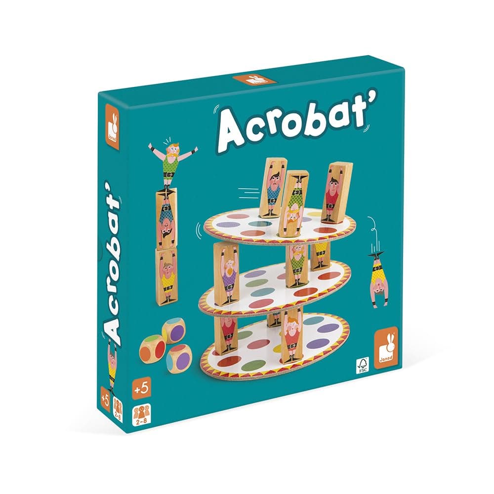 Настолна игра за сръчност Janod - Акробат