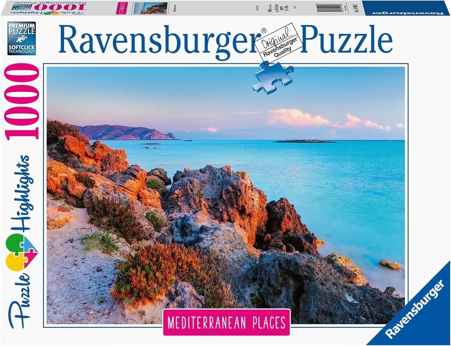 Пъзел Ravensburger 1000 ел. - Средиземноморие: Гърция