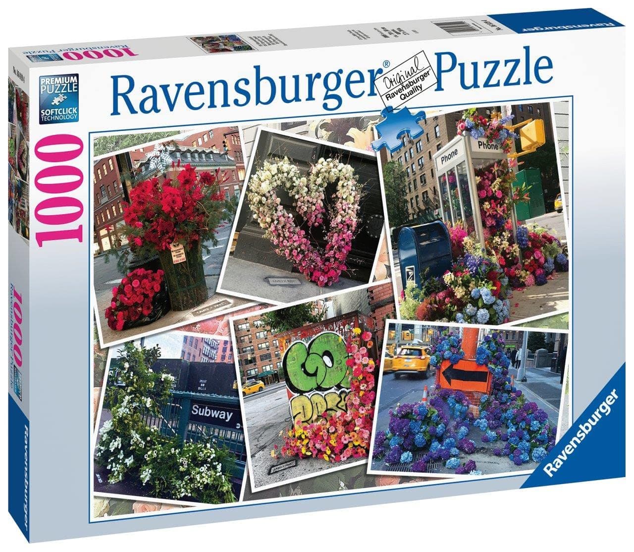 Пъзел Ravensburger 1000 ел. - Цветя в Ню Йорк