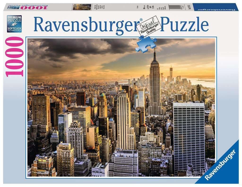 Пъзел Ravensburger 1000 ел. - Ню Йорк пейзаж