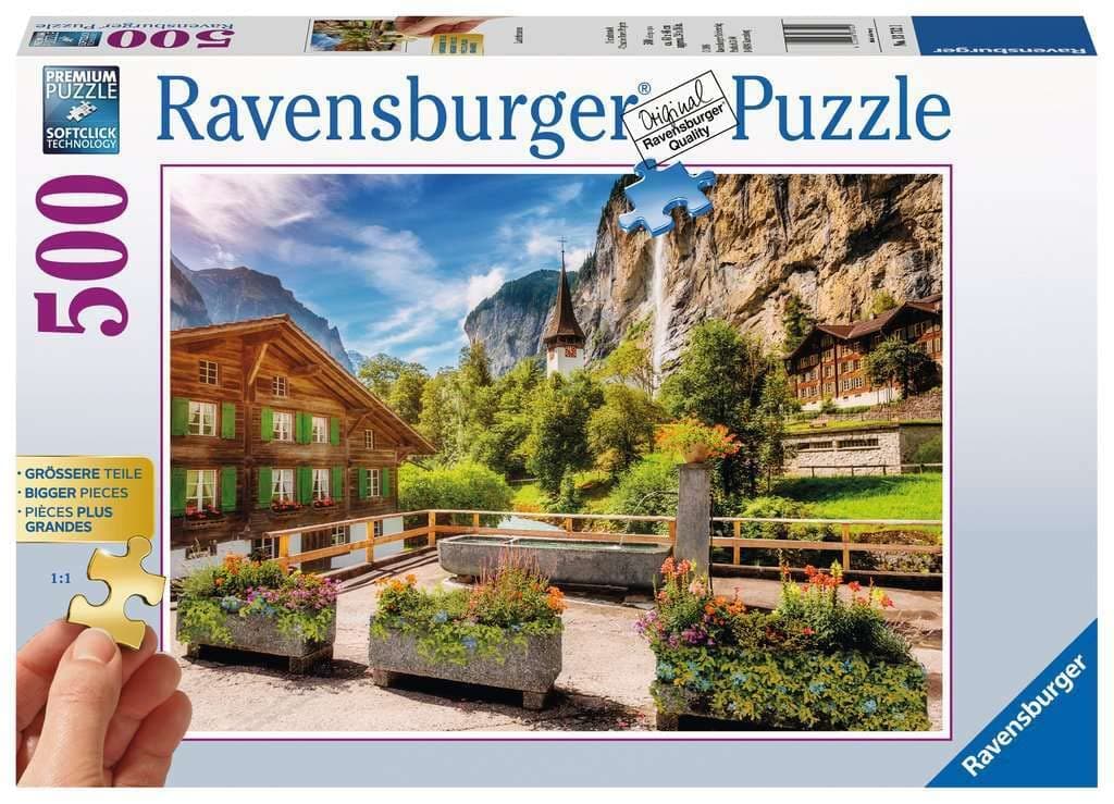 Пъзел Ravensburger 500 ел. - Лаутербрунен