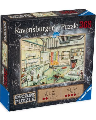 Пъзел Ravensburger 368 ел. - Escape: Лабораторията