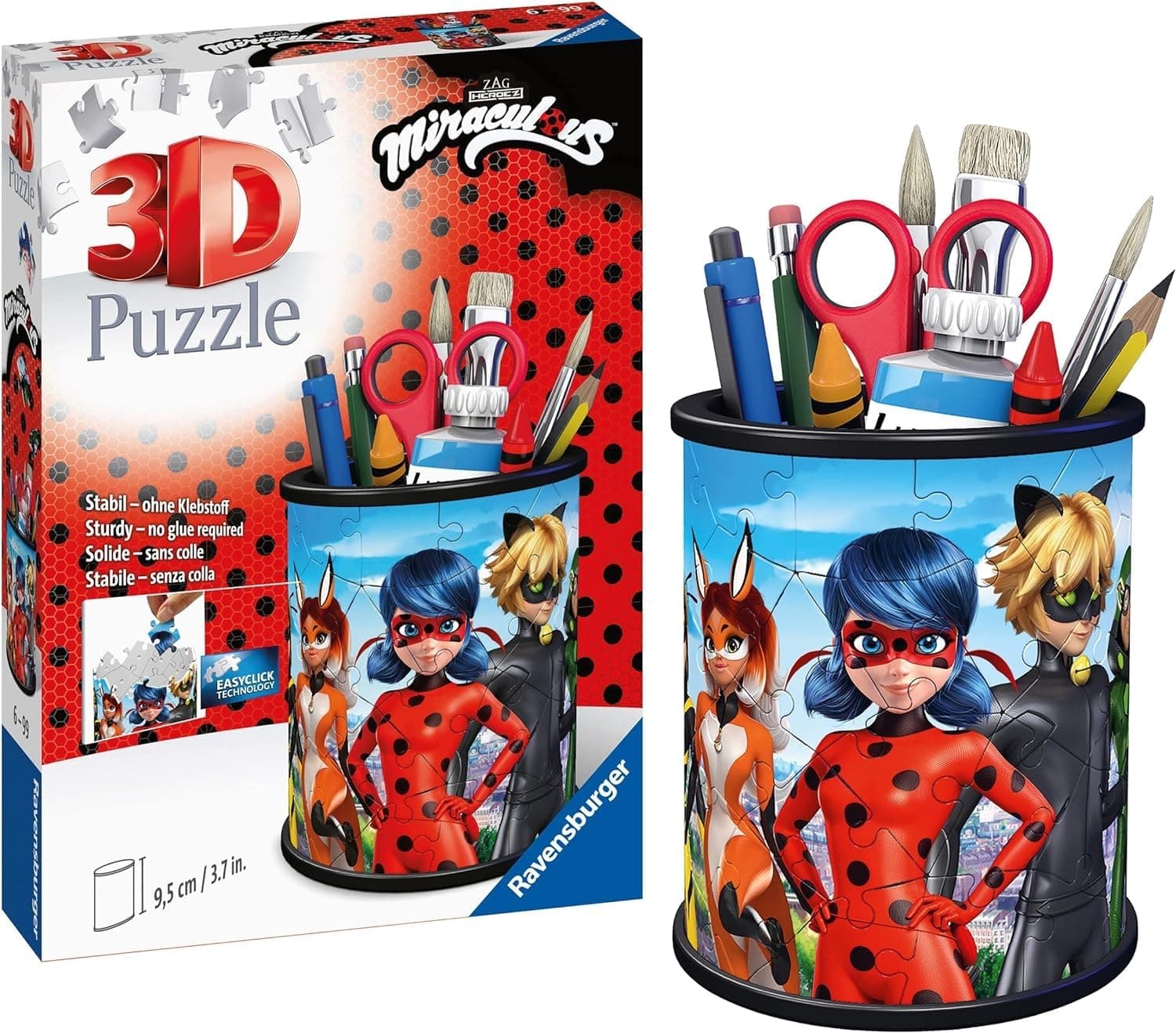 3D Пъзел Ravensburger 54 ел. - Калинката и черния котарак