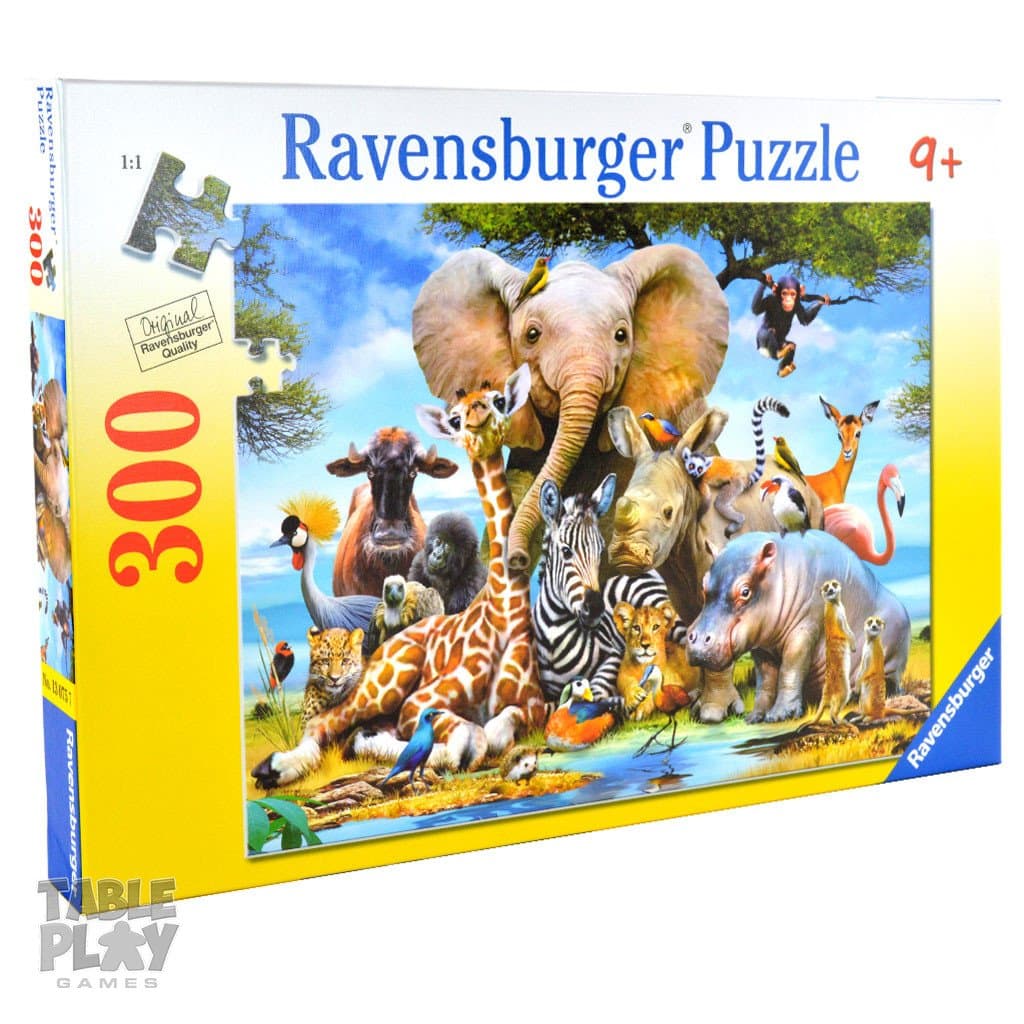 Пъзел Ravensburger 300 ел. - Африкански приятели