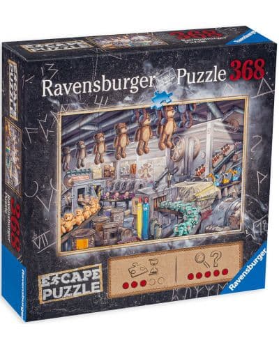 Пъзел Ravensburger 368 ел. - Escape: Фабрика за играчки