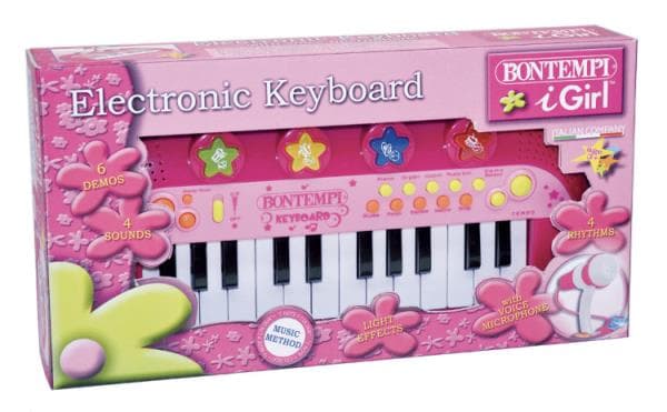 Bontempi - Електронен синтезатор с 24 клавиша и микрофон