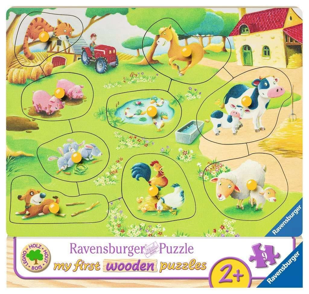 Моят първи пъзел Ravensburger 9 ел. - Ферма