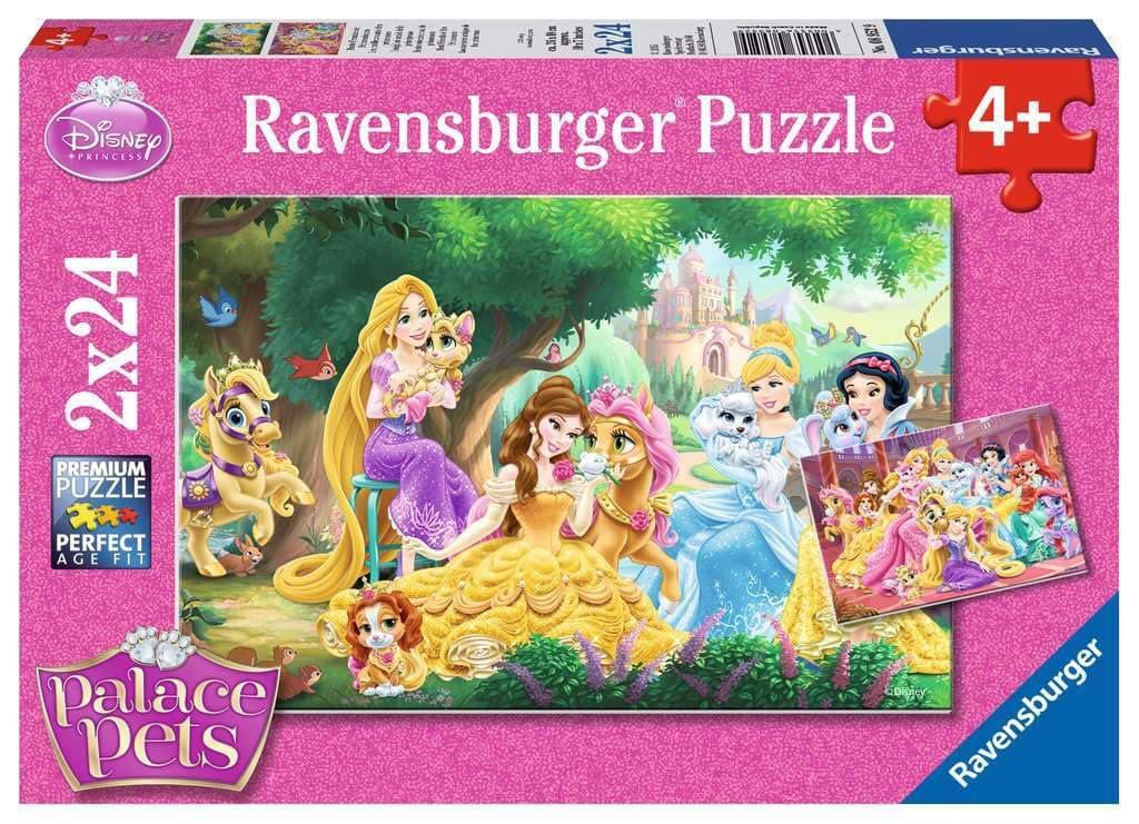 Пъзел Ravensburger 2x24 ел. - Принцеси в гората