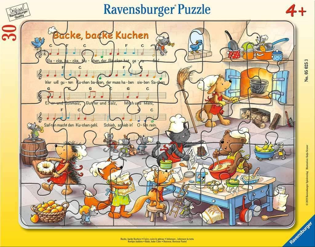Пъзел Ravensburger 30 ел. - Да направим торта
