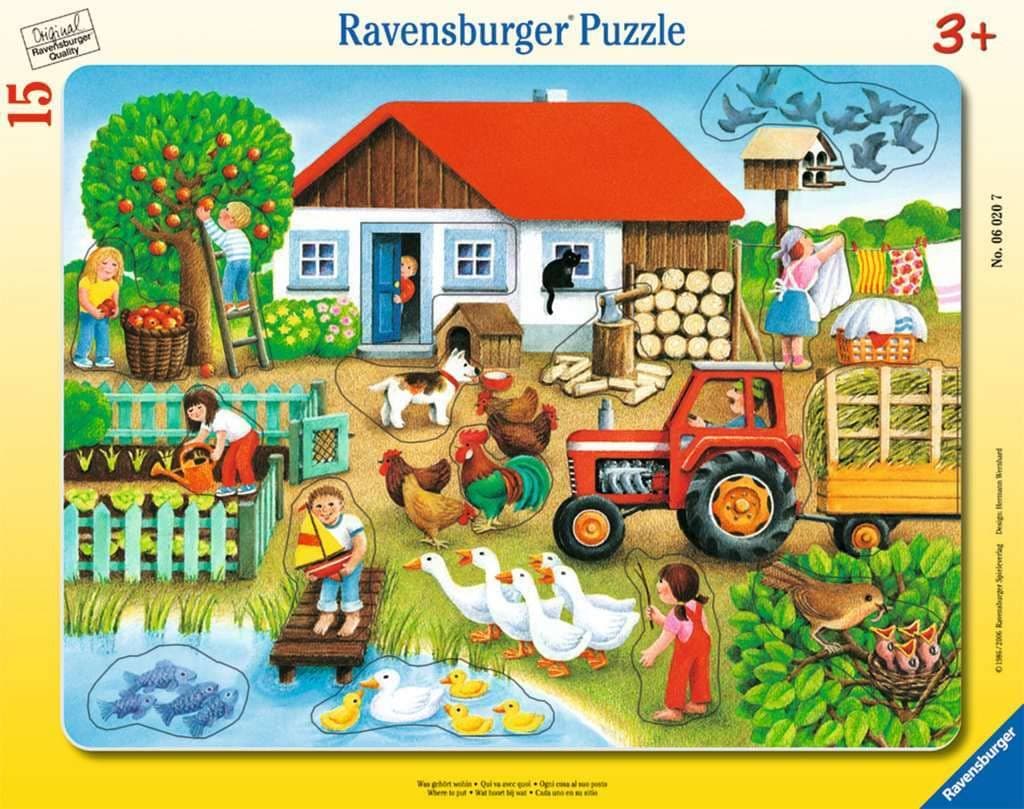 Пъзел Ravensburger 8-17 ел. - Ферма