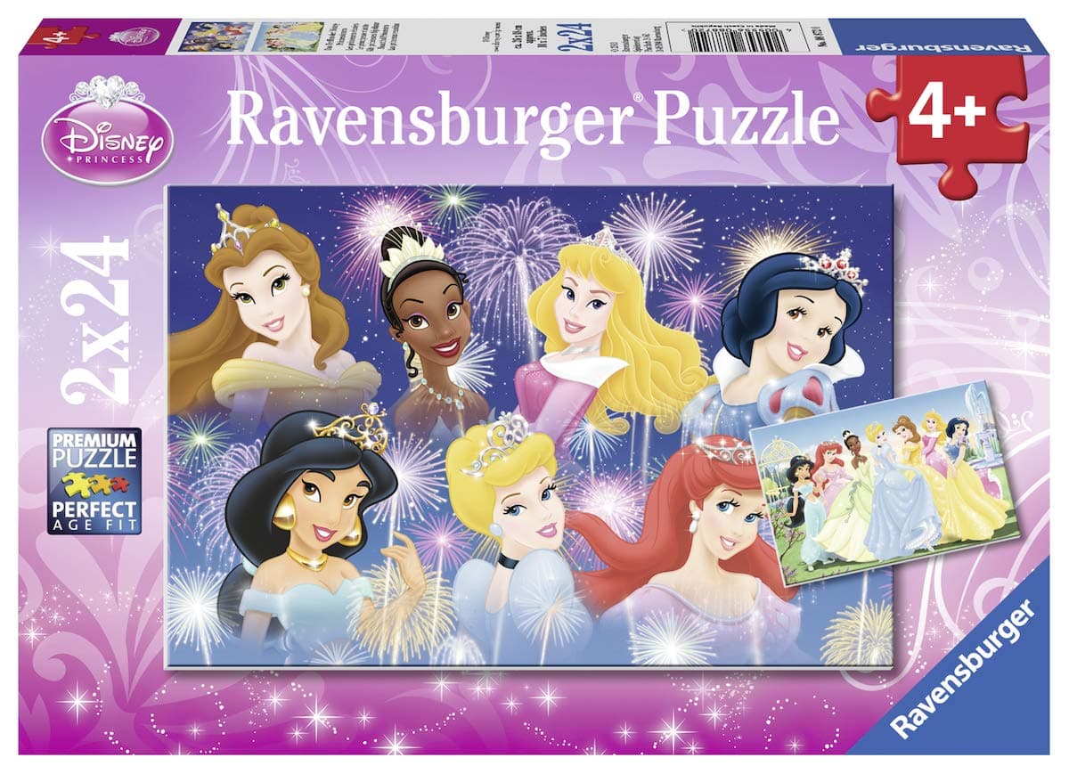 Пъзел Ravensburger 2x24 ел. - Принцеси