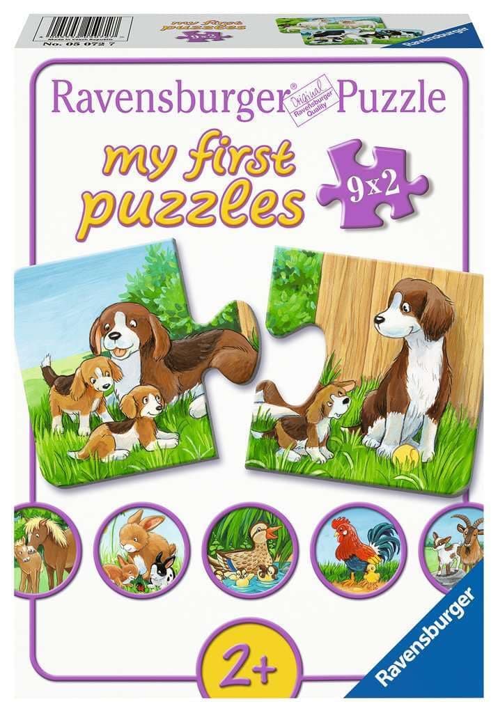 Моят първи пъзел Ravensburger 9х2 ел. - Семейства от фермата