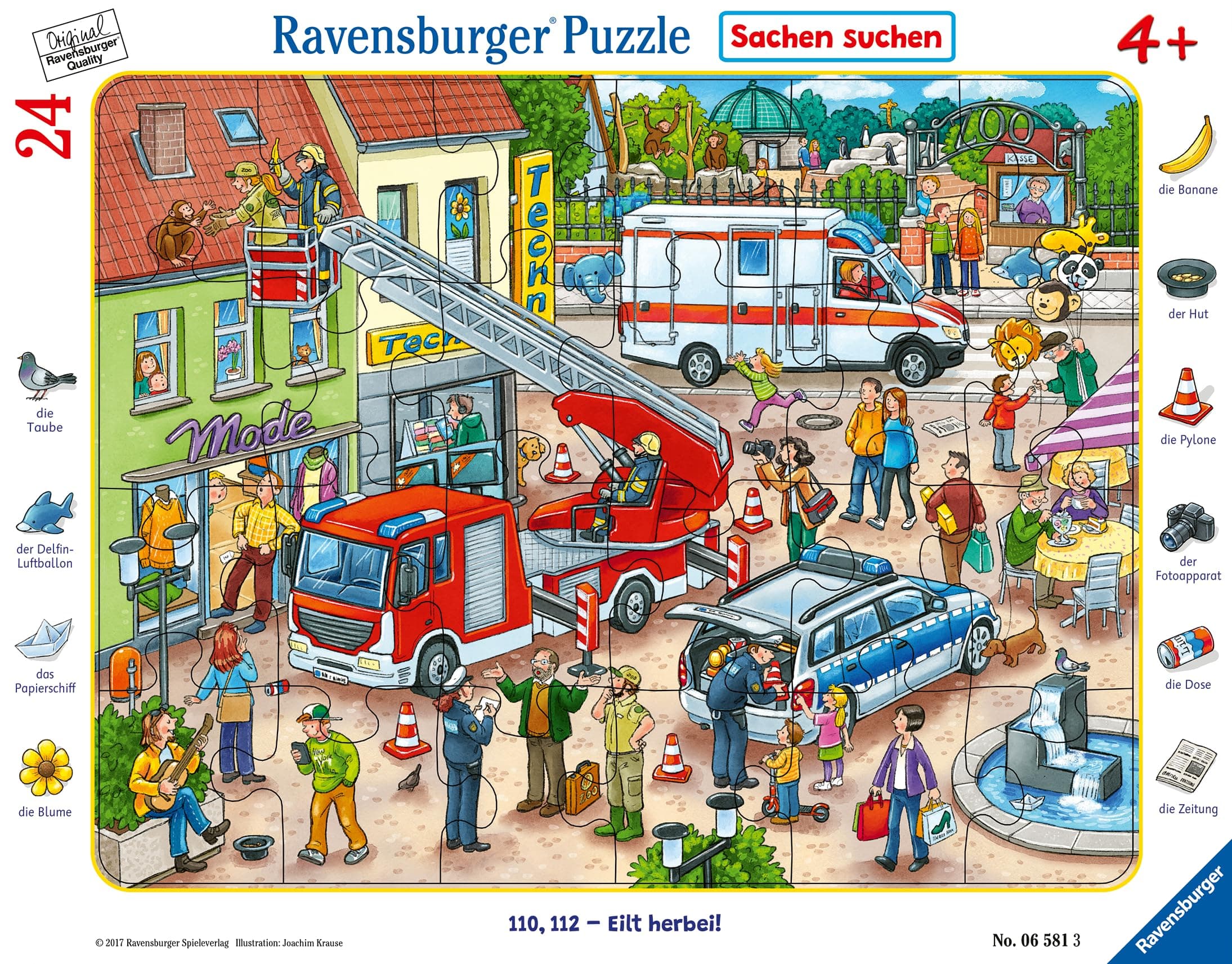 Пъзел Ravensburger 24 ел. - Спасяване на животинче