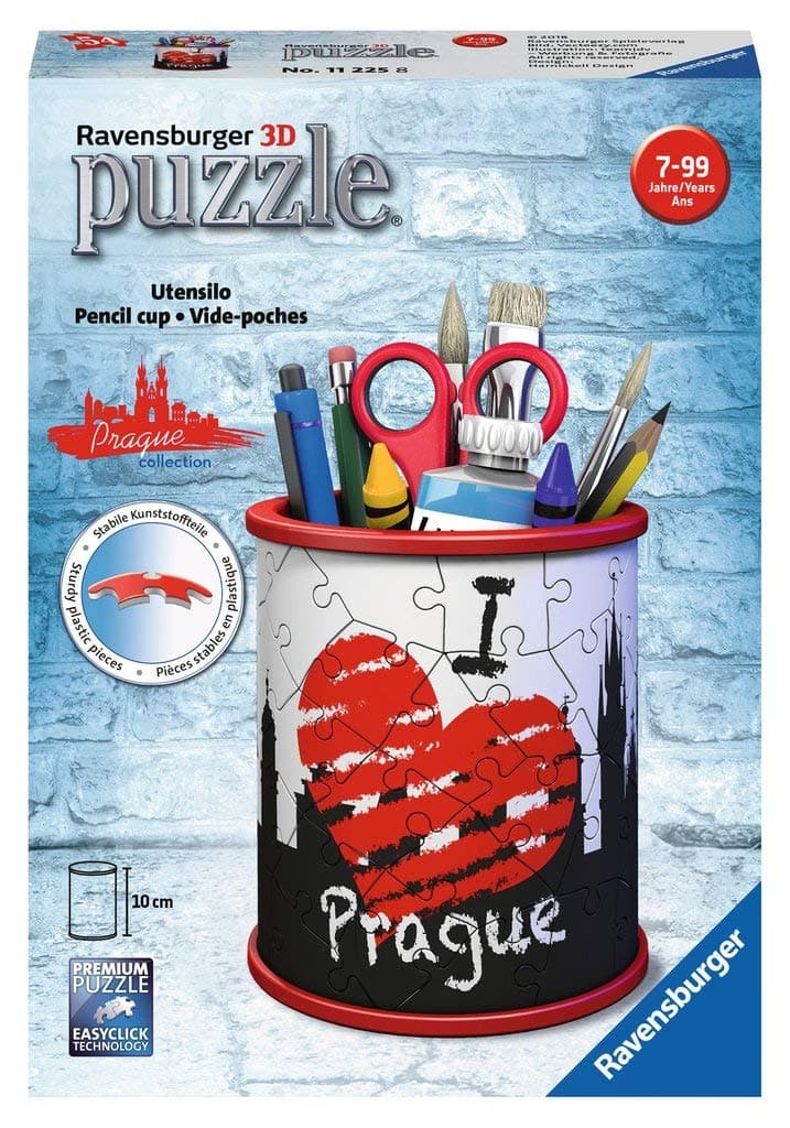 3D Пъзел Ravensburger 54 ел. - Моливник: Обичам Прага