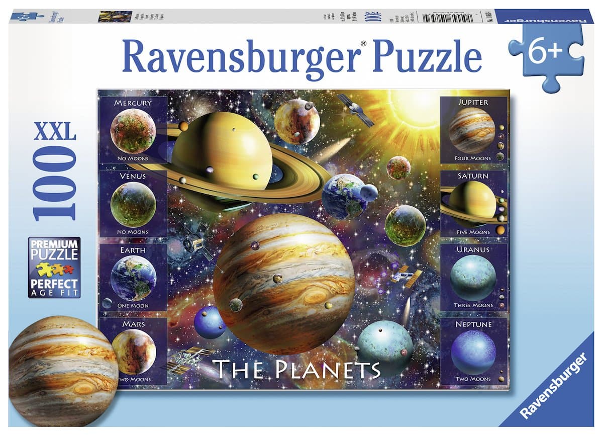 Пъзел Ravensburger 100 ел. XXL - Планети