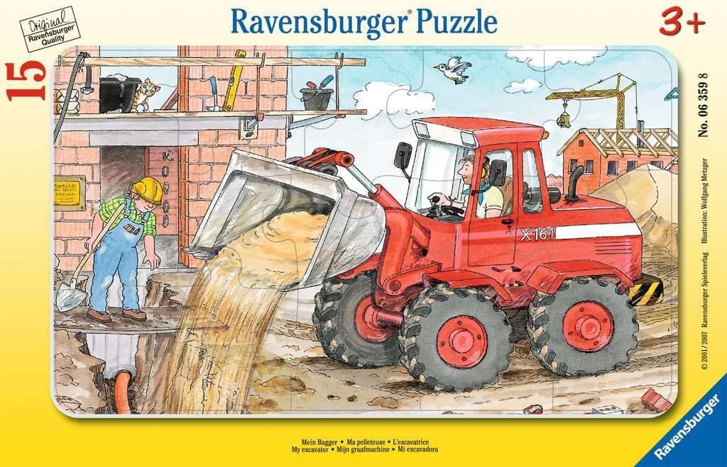 Пъзел Ravensburger 15 ел. - Багер