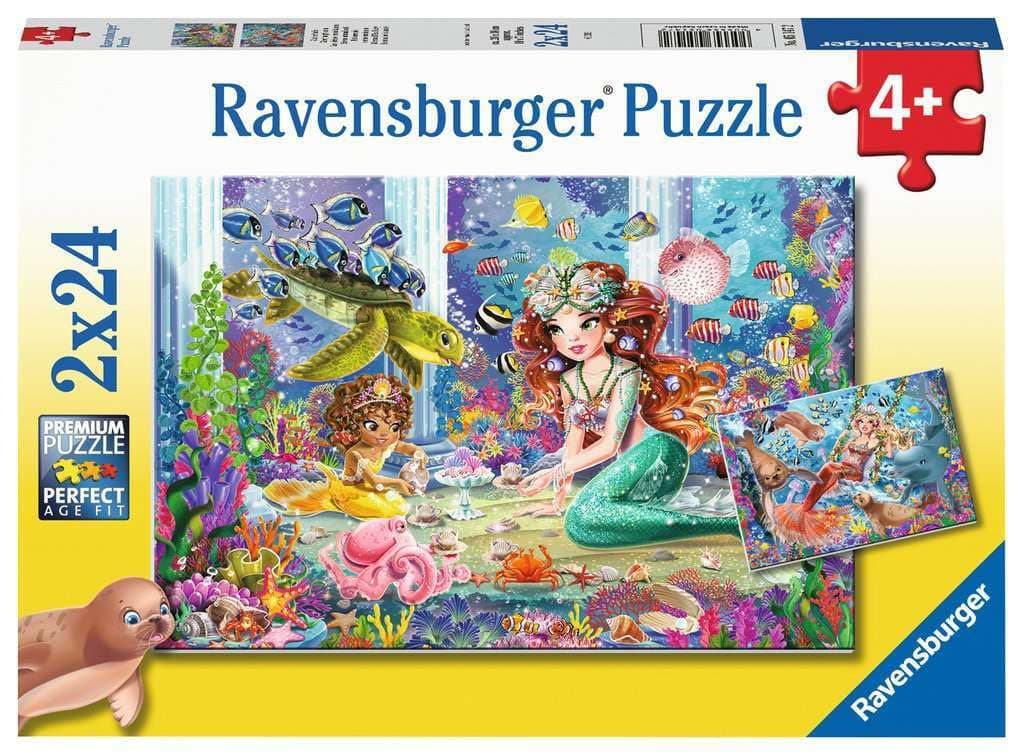 Пъзел Ravensburger 2x24 ел. - Вълшебна русалка