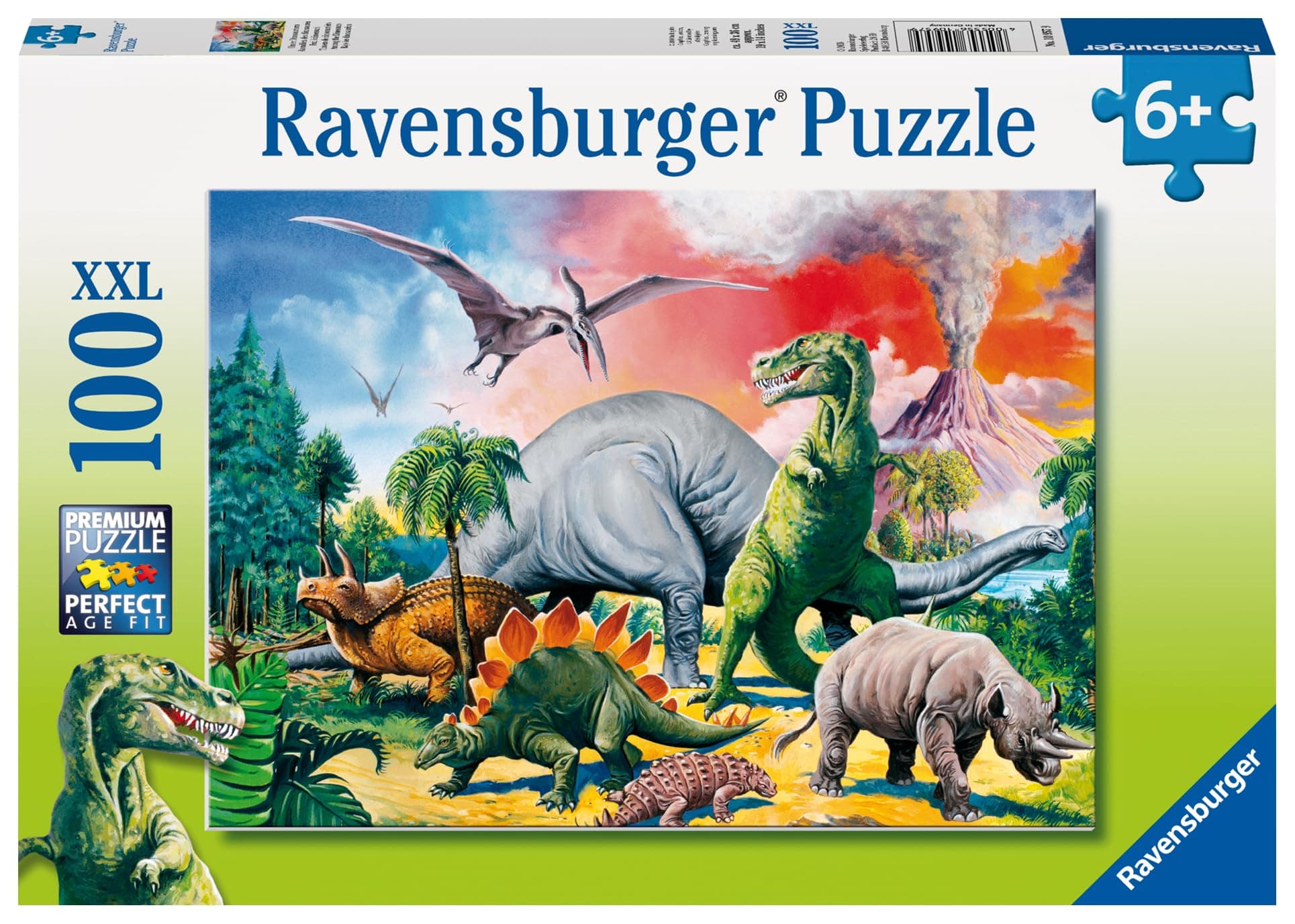Пъзел Ravensburger 100 ел. XXL - Динозаври