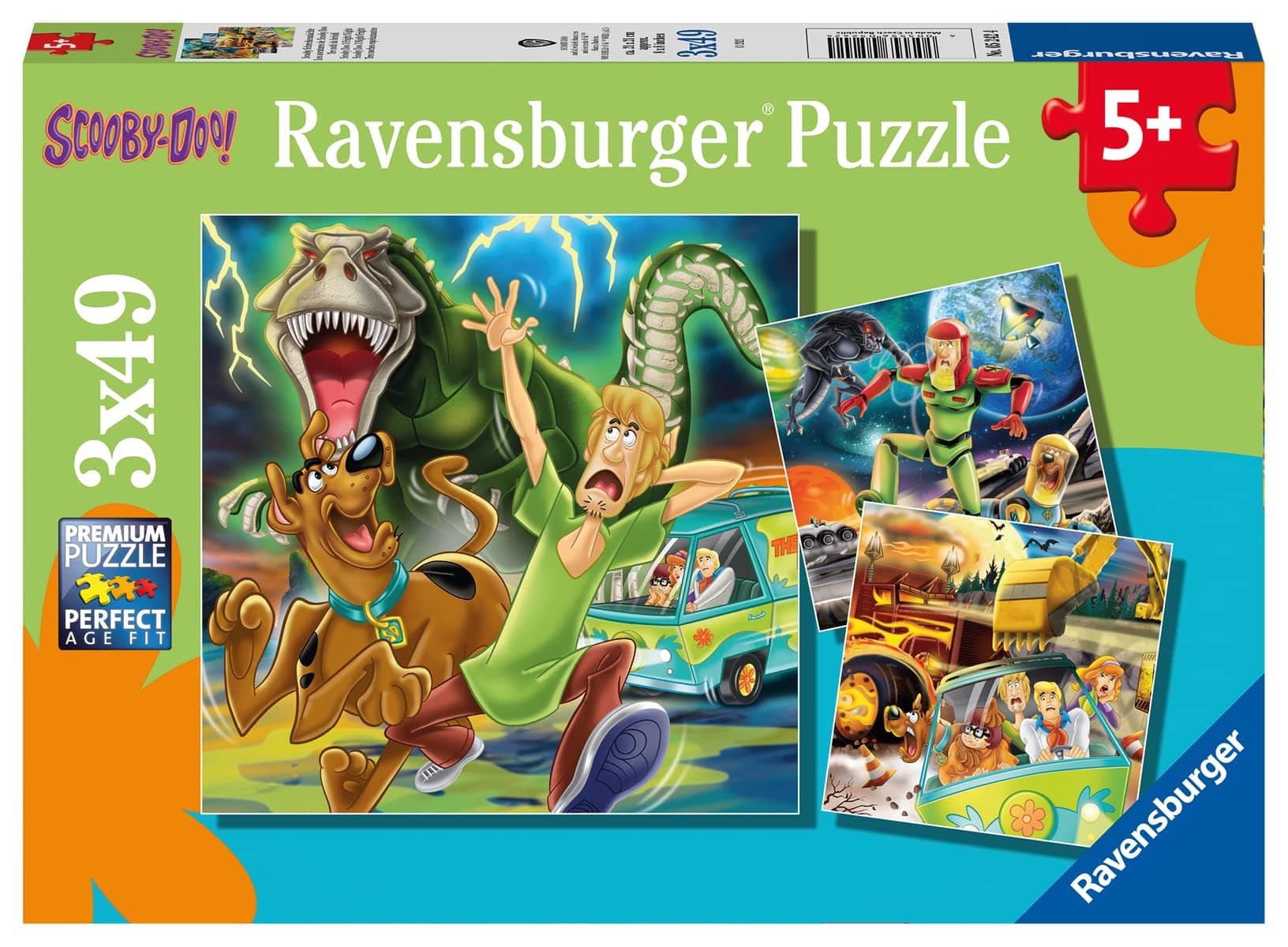 Пъзел Ravensburger 3x49 ел. - Скуби Ду