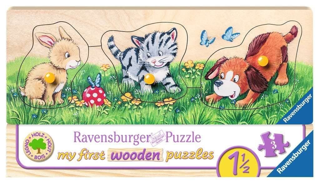 Моят първи пъзел Ravensburger 2/3/4/5 ел. - Сладки бебета животни