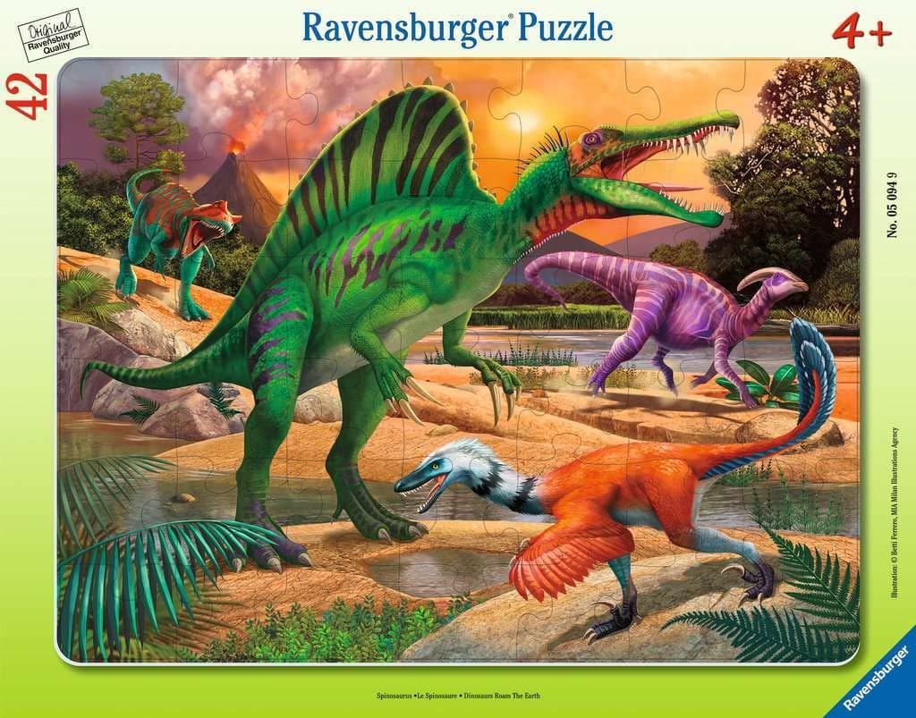 Пъзел Ravensburger 42 ел. - Спинозавър