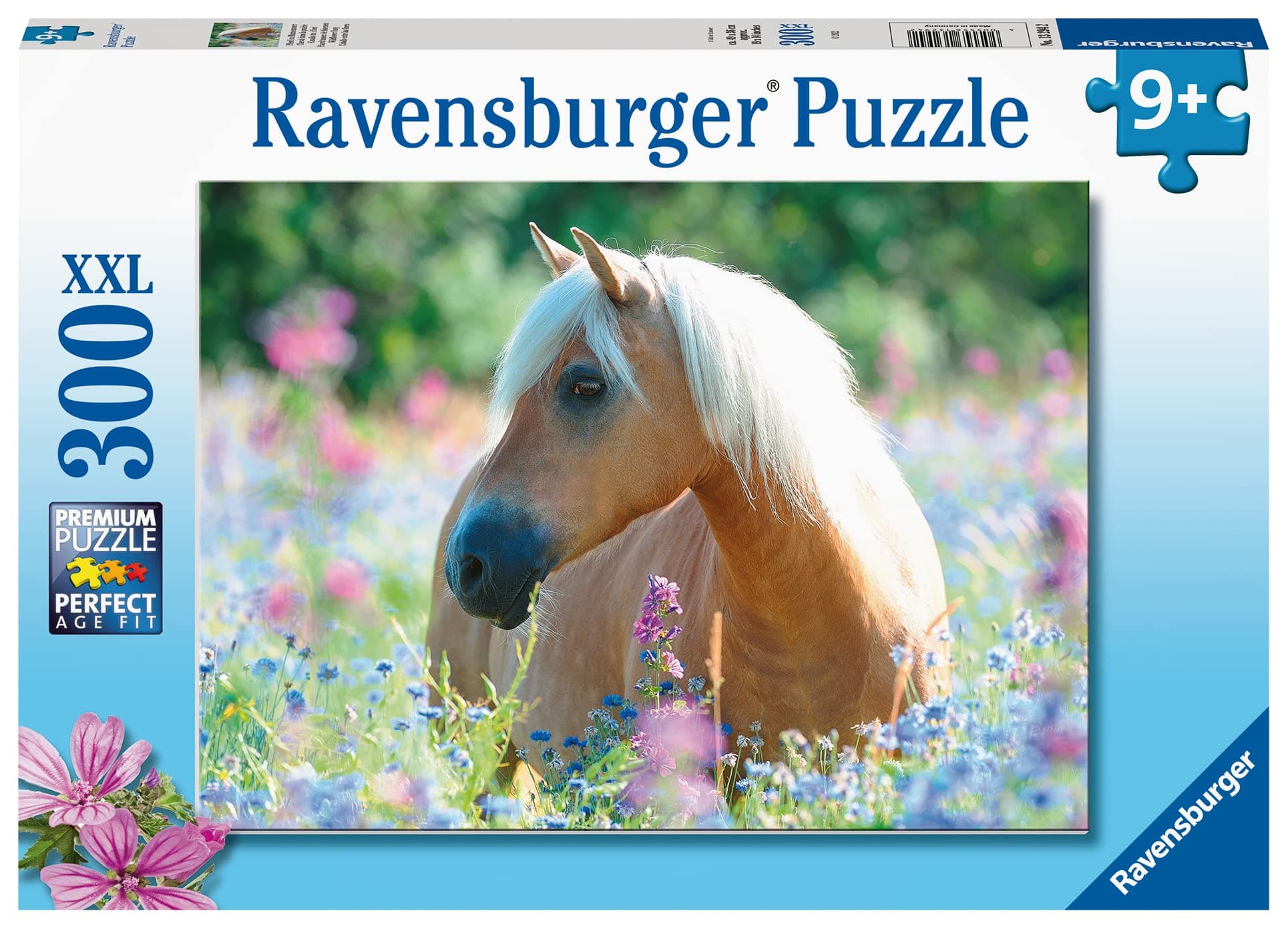Пъзел Ravensburger 300 ел. XXL - Кон в море от цветя