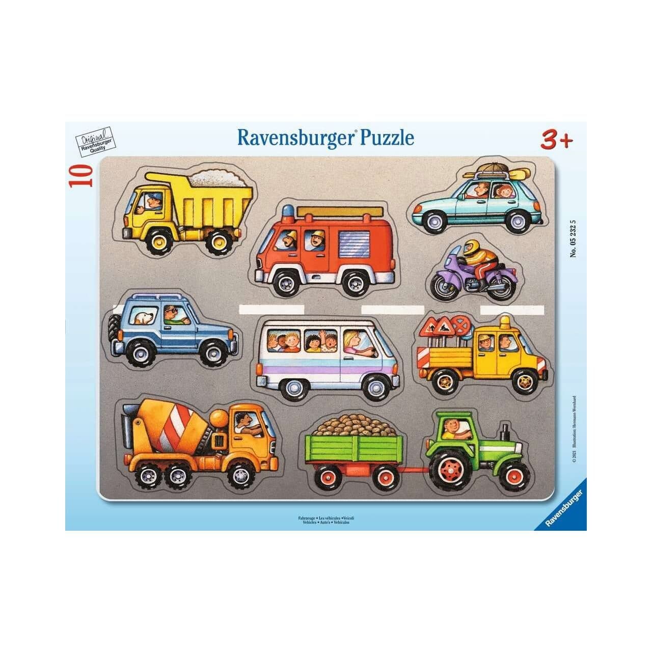Пъзел Ravensburger 10 ел. - Превозни средства