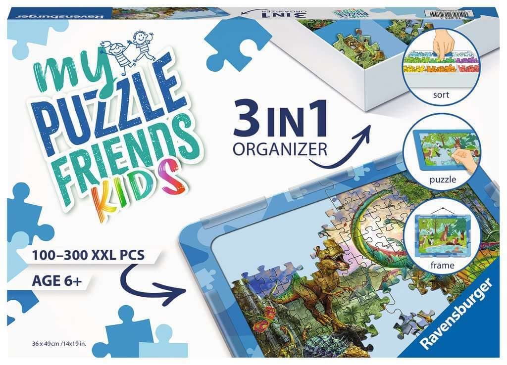 Органайзер за пъзели 3в1 Ravensburger, син