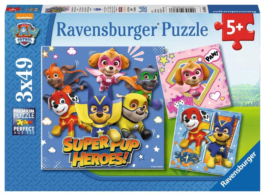 Пъзел Ravensburger 3x49 ел. - Пес Патрул