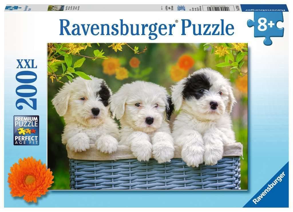 Пъзел Ravensburger 200 ел. XXL - Пухкави кученца
