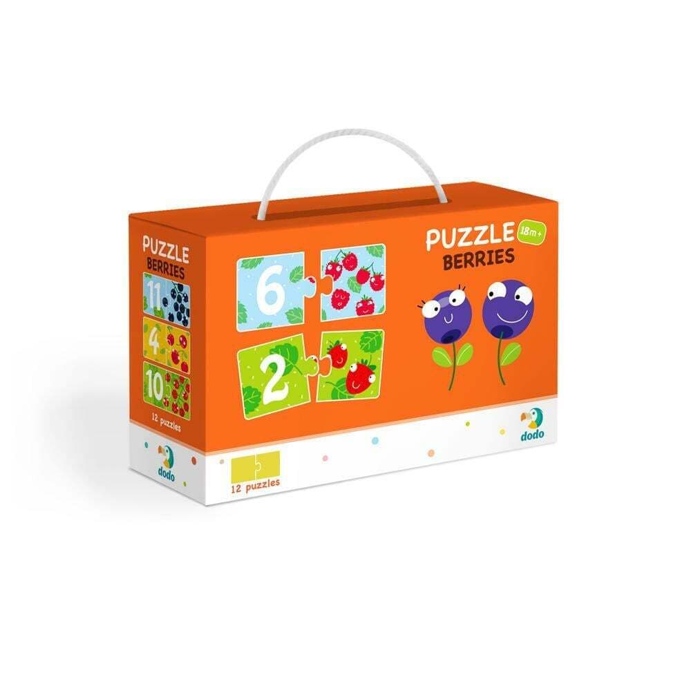 Комплект 12 пъзела Dodo Duo: Преброй, 24 части