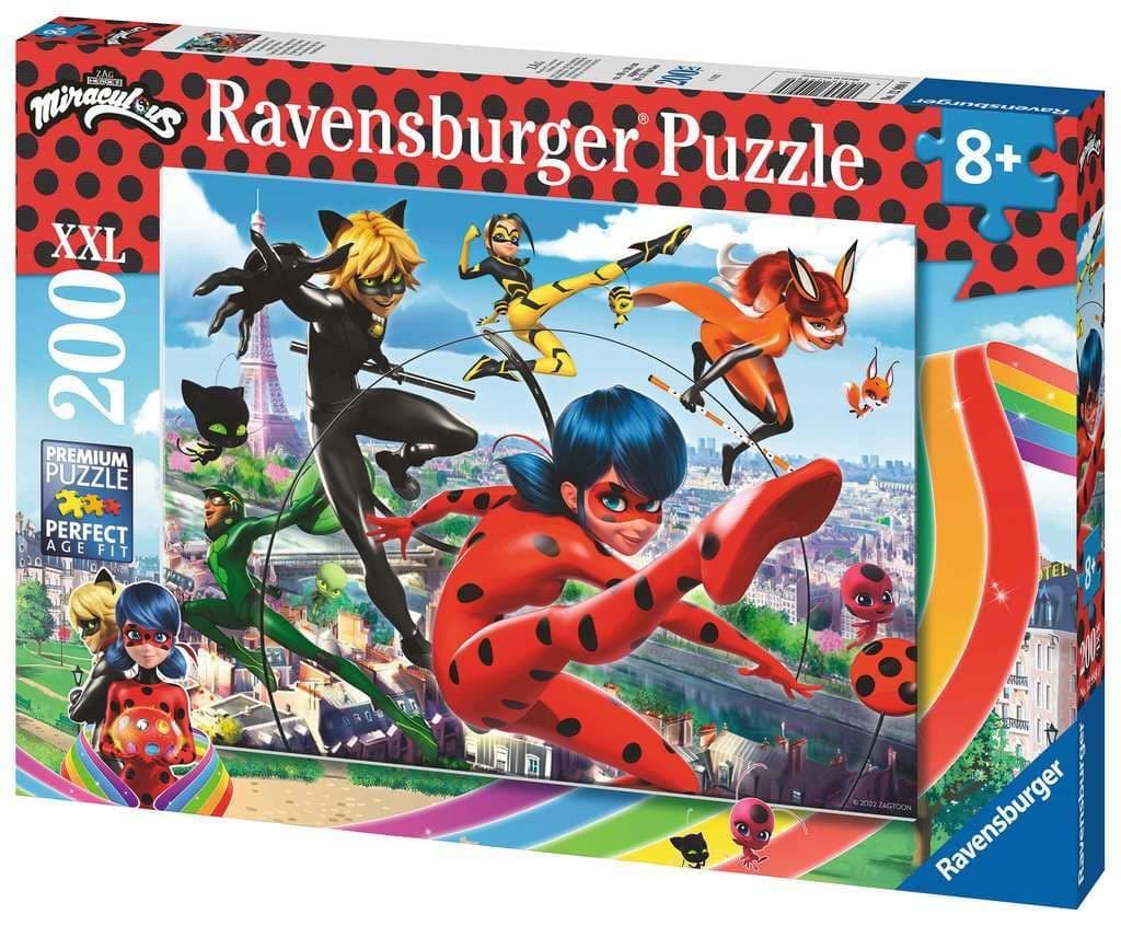 Пъзел Ravensburger 200 ел. XXL - Калинката и черния котарак-Чудотворци