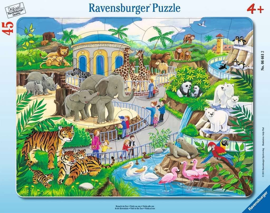 Пъзел Ravensburger 30-48 ел. - Зоопарк