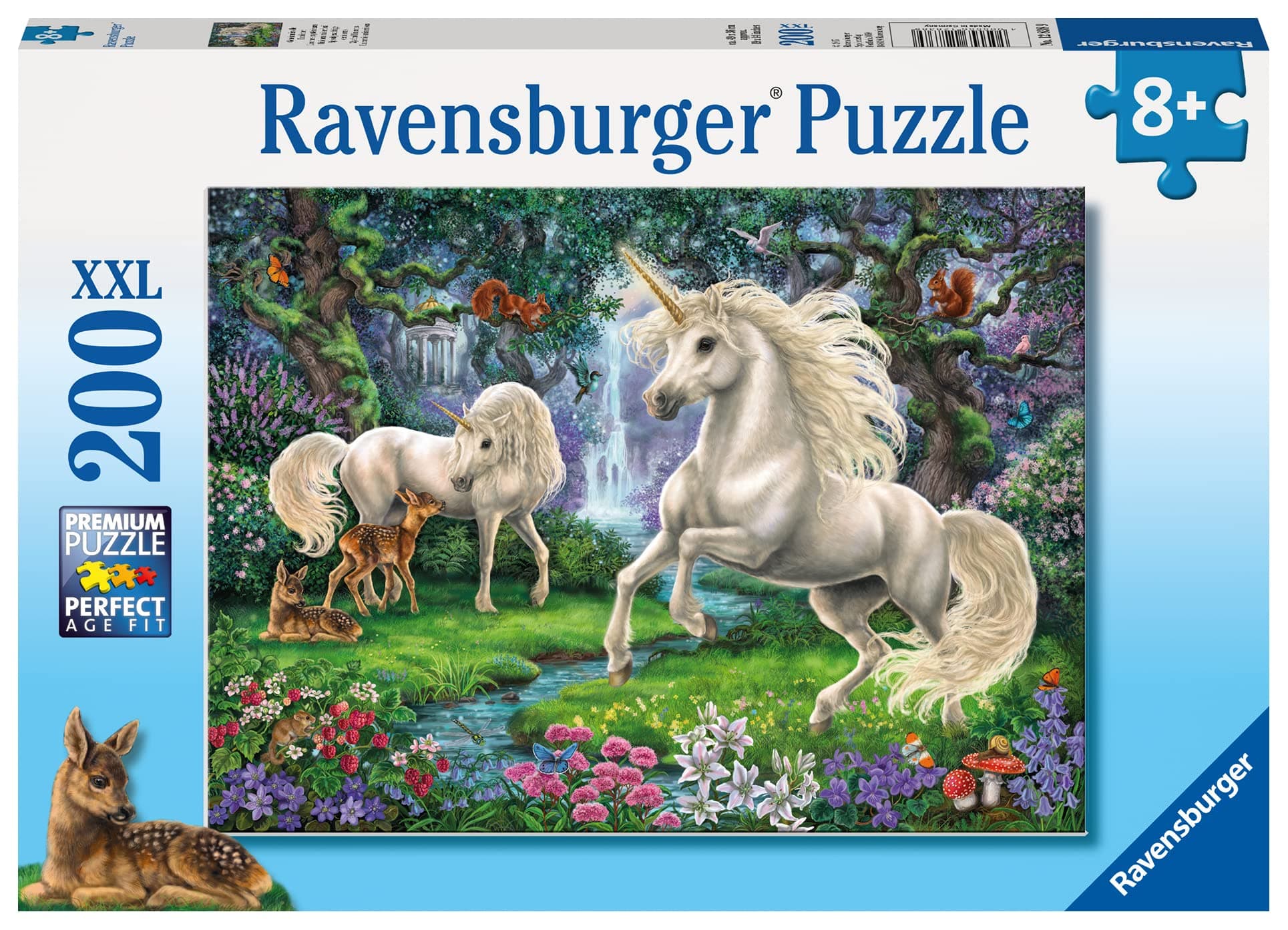 Пъзел Ravensburger 200 ел. XXL - Мистични еднорози