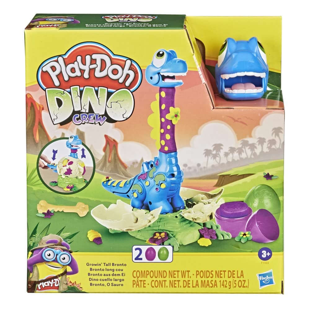 Play Doh - Комплект бебе Бронтозавър с растящ врат