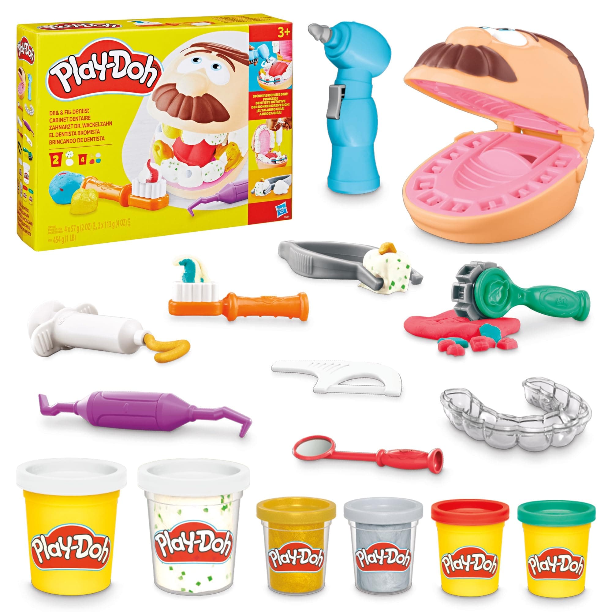 Play Doh - Игрален комплект: Зъболекар