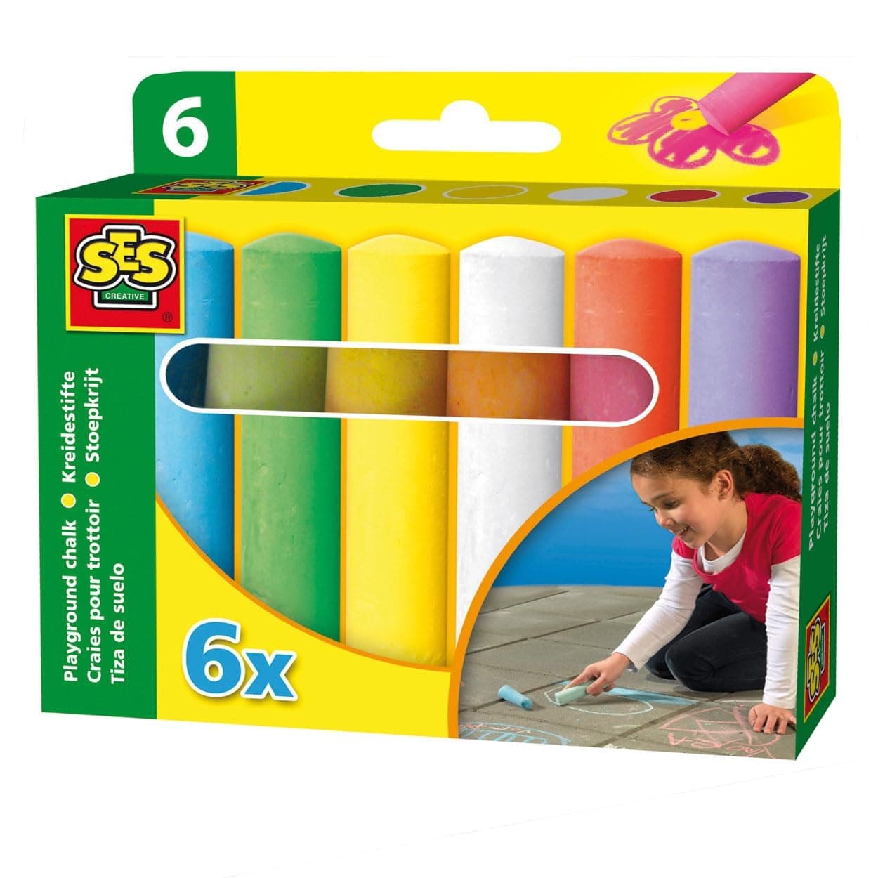 SES - Тебешири, 6 цвята