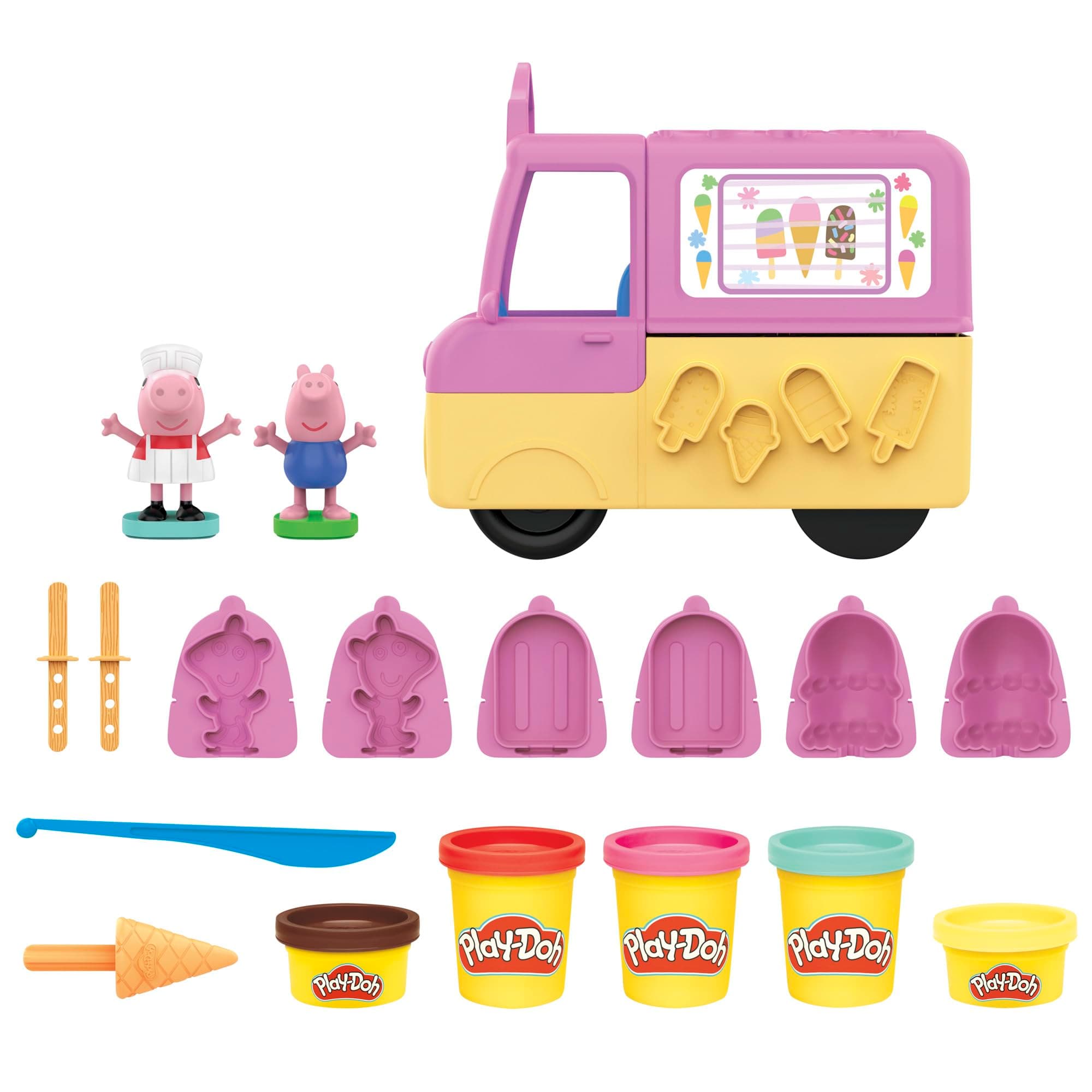 Play Doh - Камиона за сладолед на Пепа Пиг
