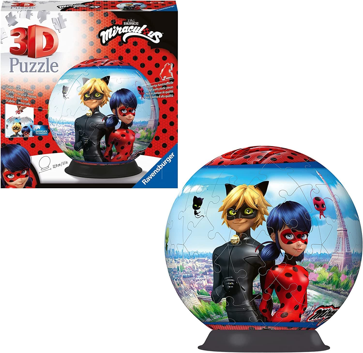 3D пъзел топка Ravensburger 72 ел. - Чудотворецът