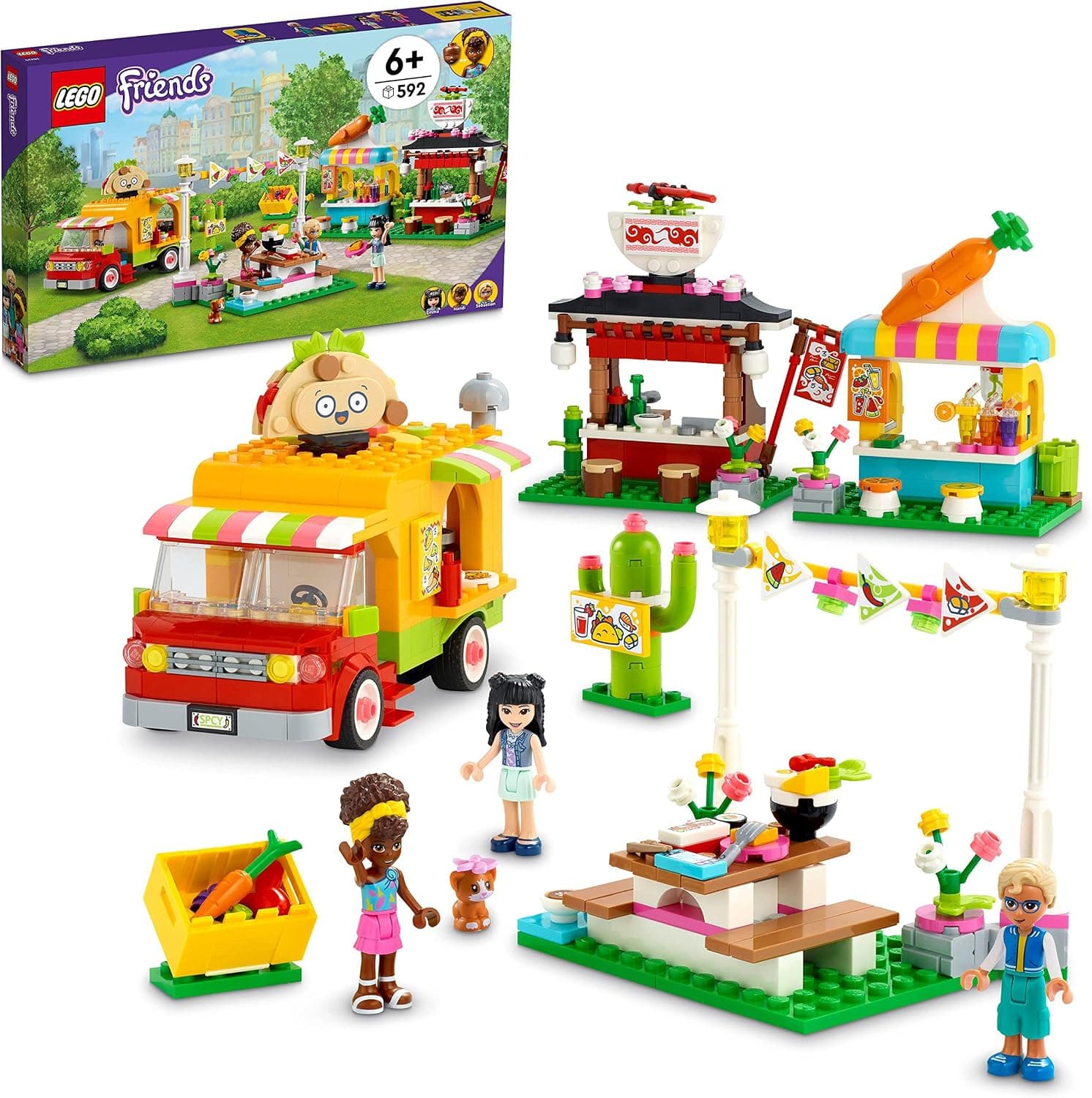 LEGO® Friends 41701 - Уличен пазар за храна