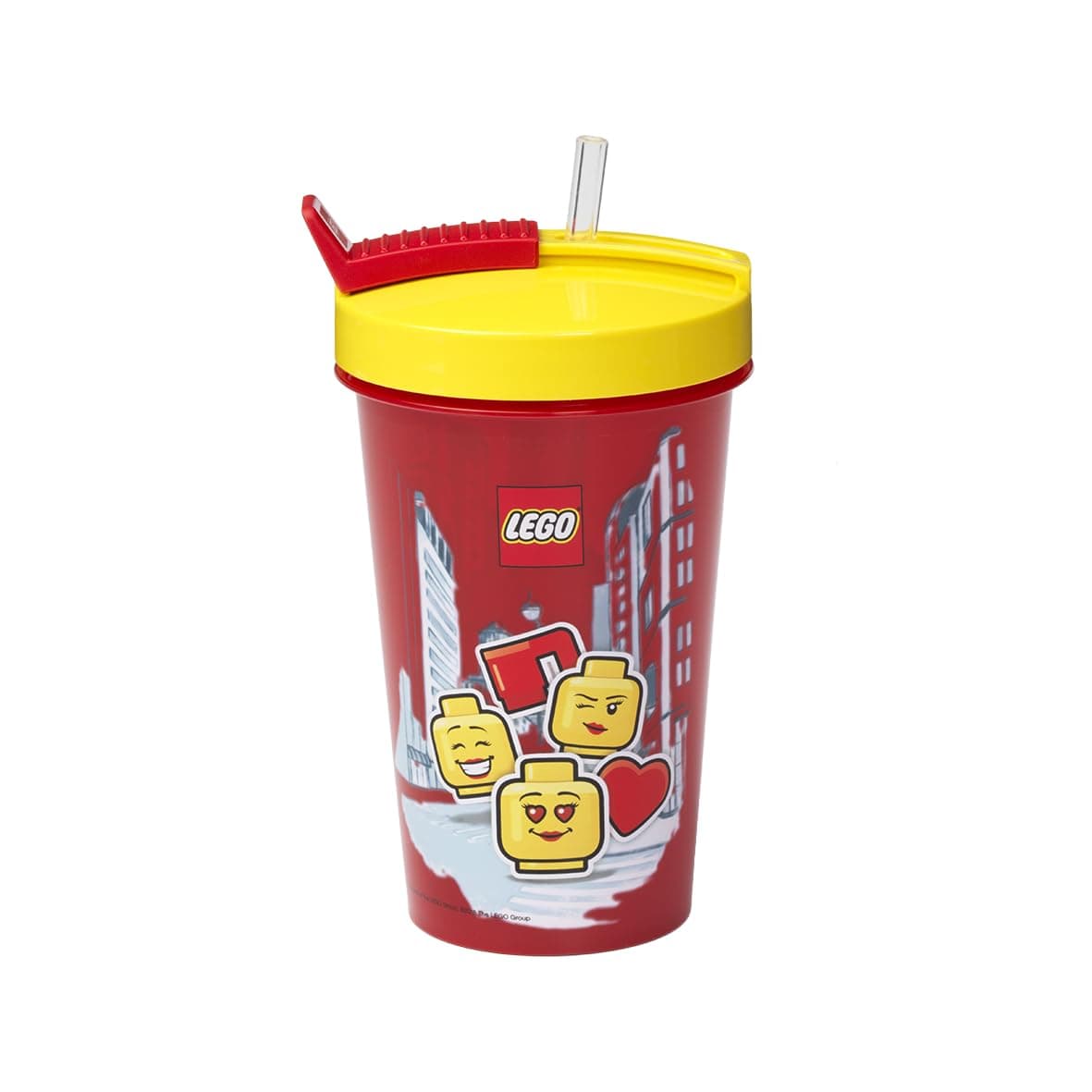 LEGO® чаша със сламка Iconic Girl, 500 мл