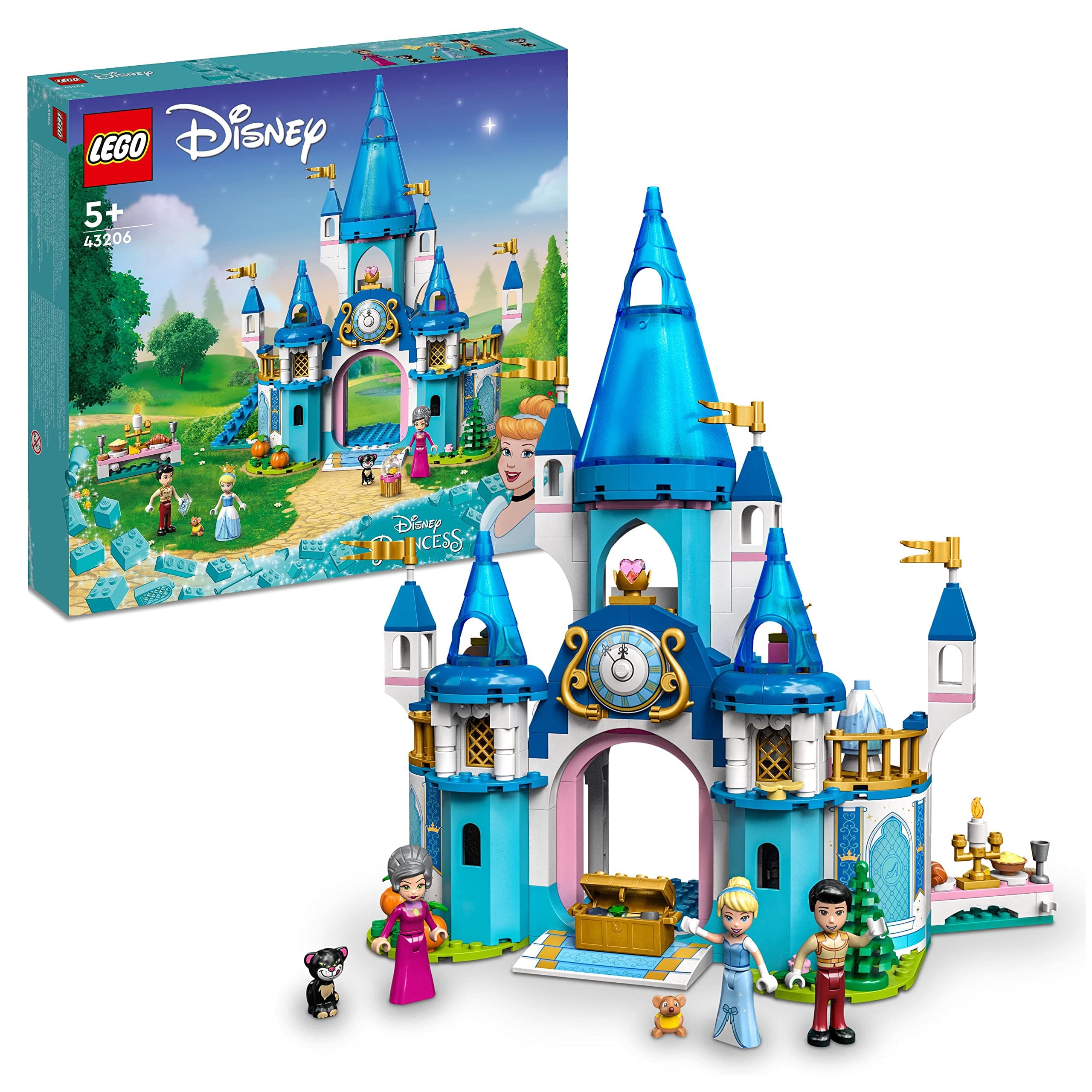 LEGO® Disney Princess™ 43206 - Замъкът на Пепеляшка и Чаровния принц