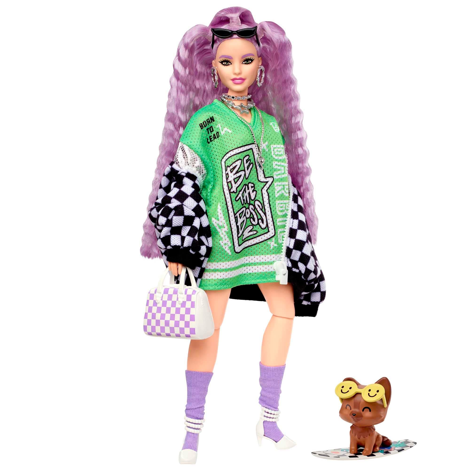 Кукла Barbie - Екстра: С черно-бяло яке