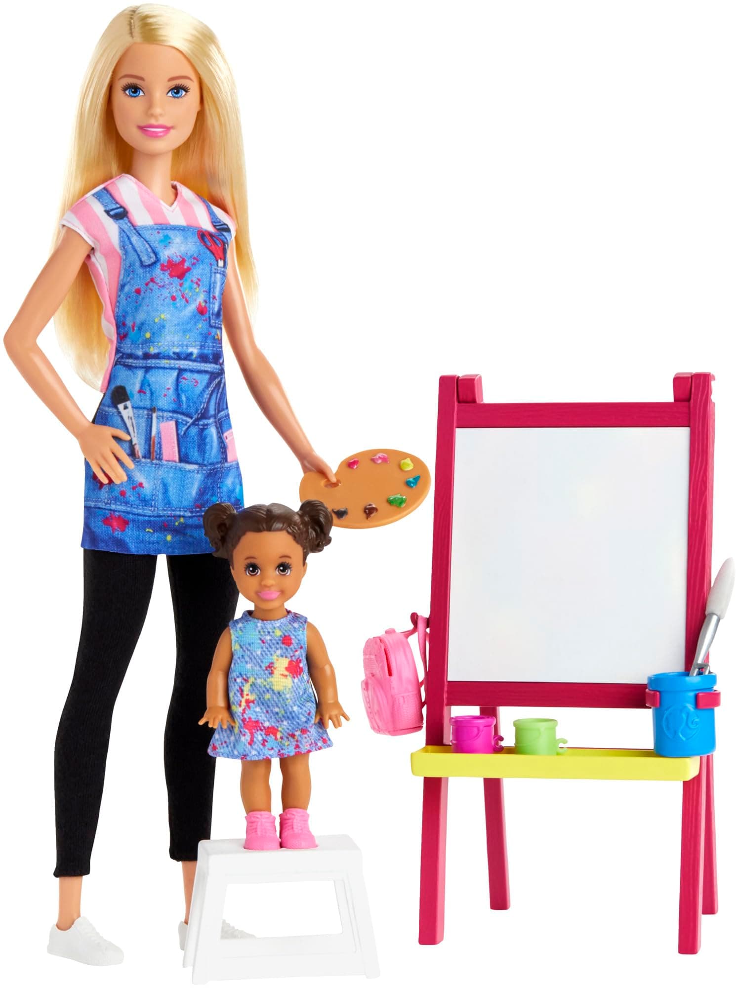 Кукла Barbie - Игрален комплект Учител по рисуване