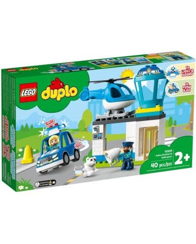 LEGO® DUPLO® Town 10959 - Полицейски участък и хеликоптер