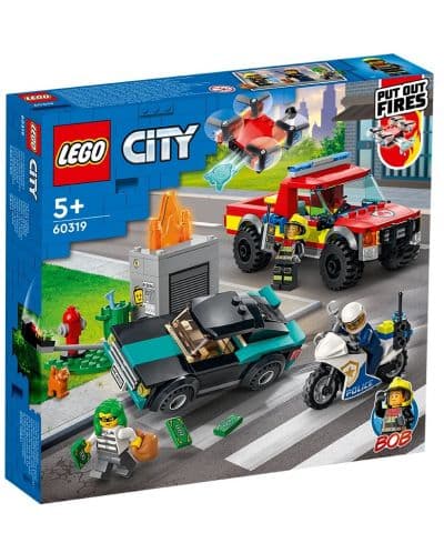 LEGO® City Fire 60319 - Спасение при пожар и полицейско преследване
