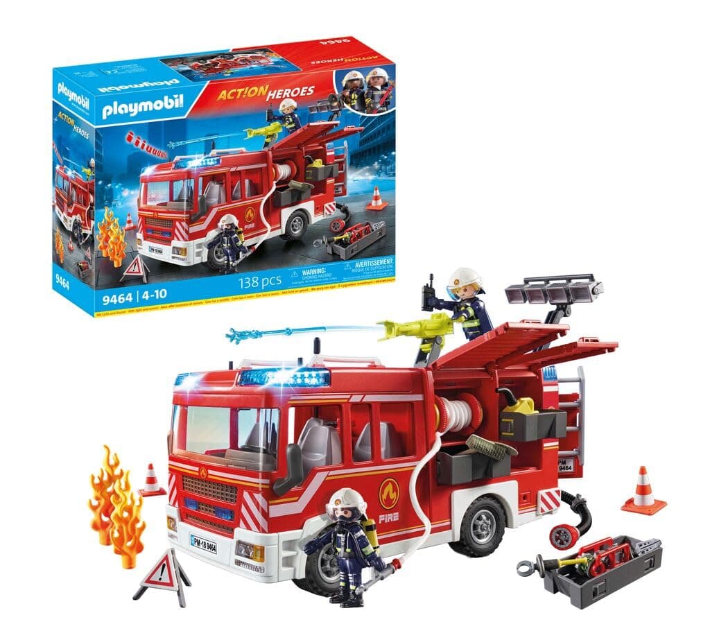 Playmobil - Пожарна кола с контейнер за вода