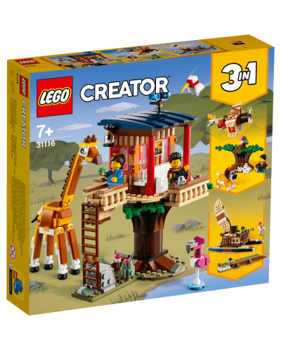 LEGO® Creator 31116 - Дървесна къща за сафари и диви животни