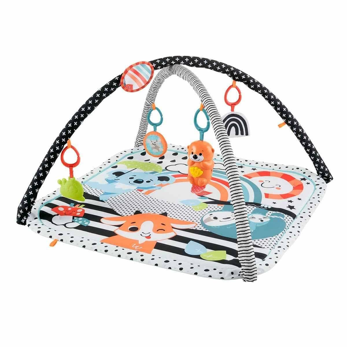 Музикална активна гимнастика 3в1 Fisher Price, приятели-животни